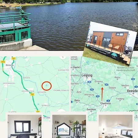 Zwei Tiny Haeuser Am Thuemmlitzsee Holiday home Grimma